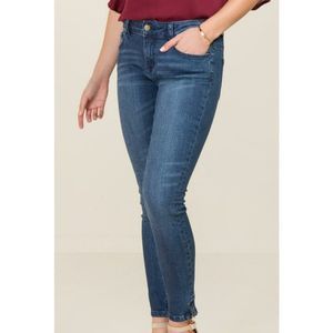 Harper Midrise Skinny Ankle Zipper Jeans Size‎ 26